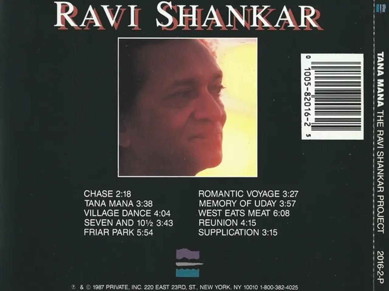 Billede 5 - The Ravi Shankar Project* – Tana Mana – CD
