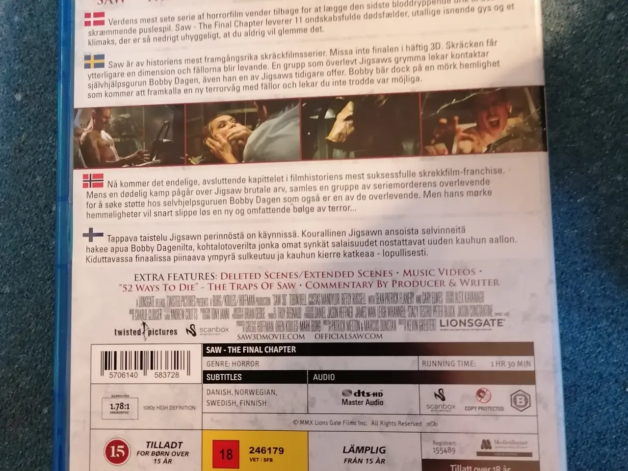 Billede 2 - Saw 3D: The Final Chapter