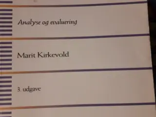Sygeplejeteorier - Analyse og evaluering
