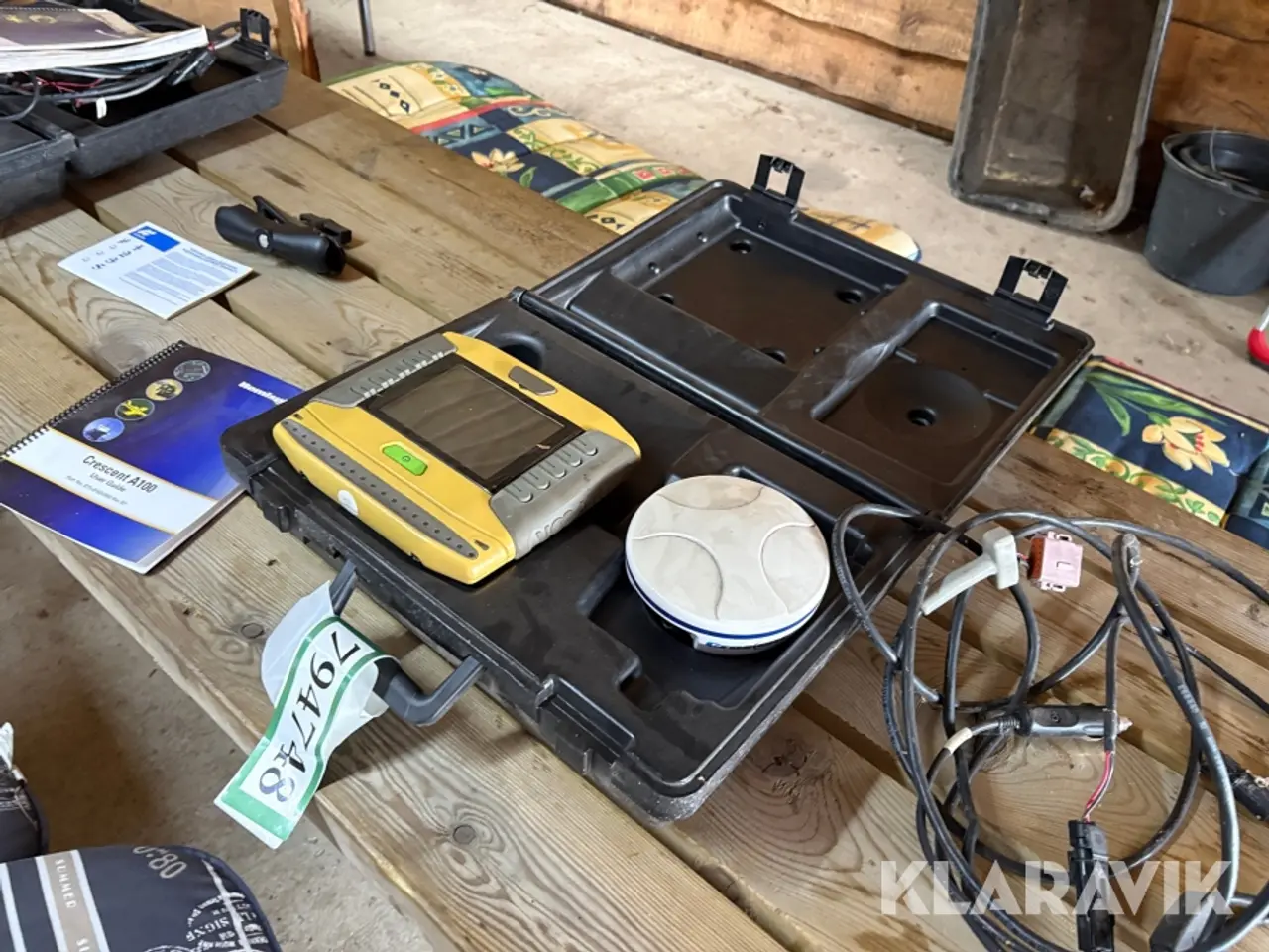 Billede 1 - GPS antenne med modtager Hemisphere GPS Crescent A100 - med skærm