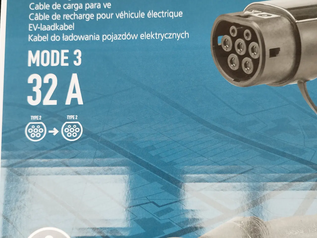 Billede 5 - Ladekabel Razer. EV-Ladekabel. 10 meter 