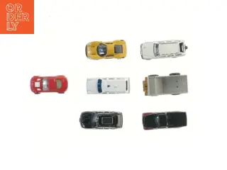 Samling af legetøjsbiler (str. 7 stk 7,5 cm)