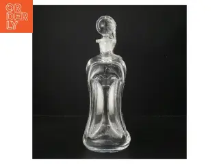 Glas karaffel fra holmegaard med prop (str. 32 cm)