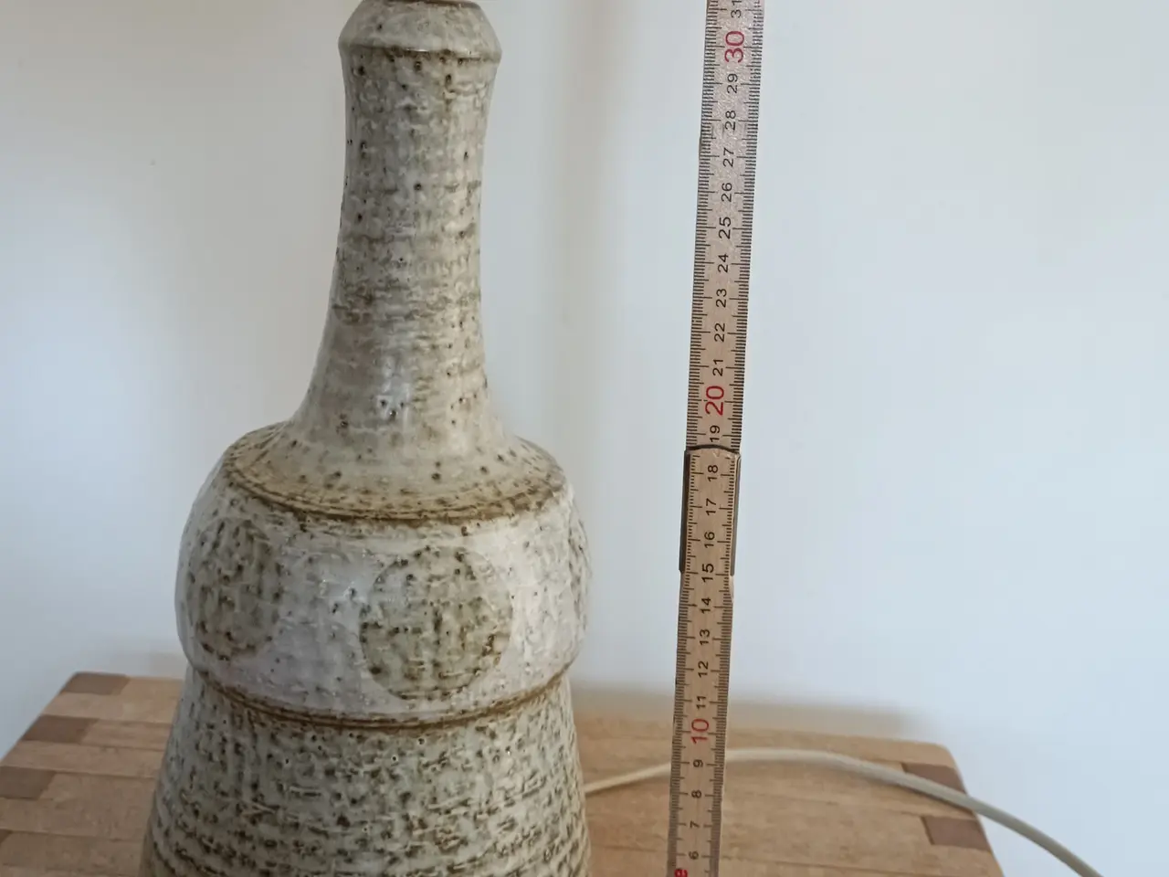 Billede 2 - Søholm Stentøj-bordlampe fra Bornholm.