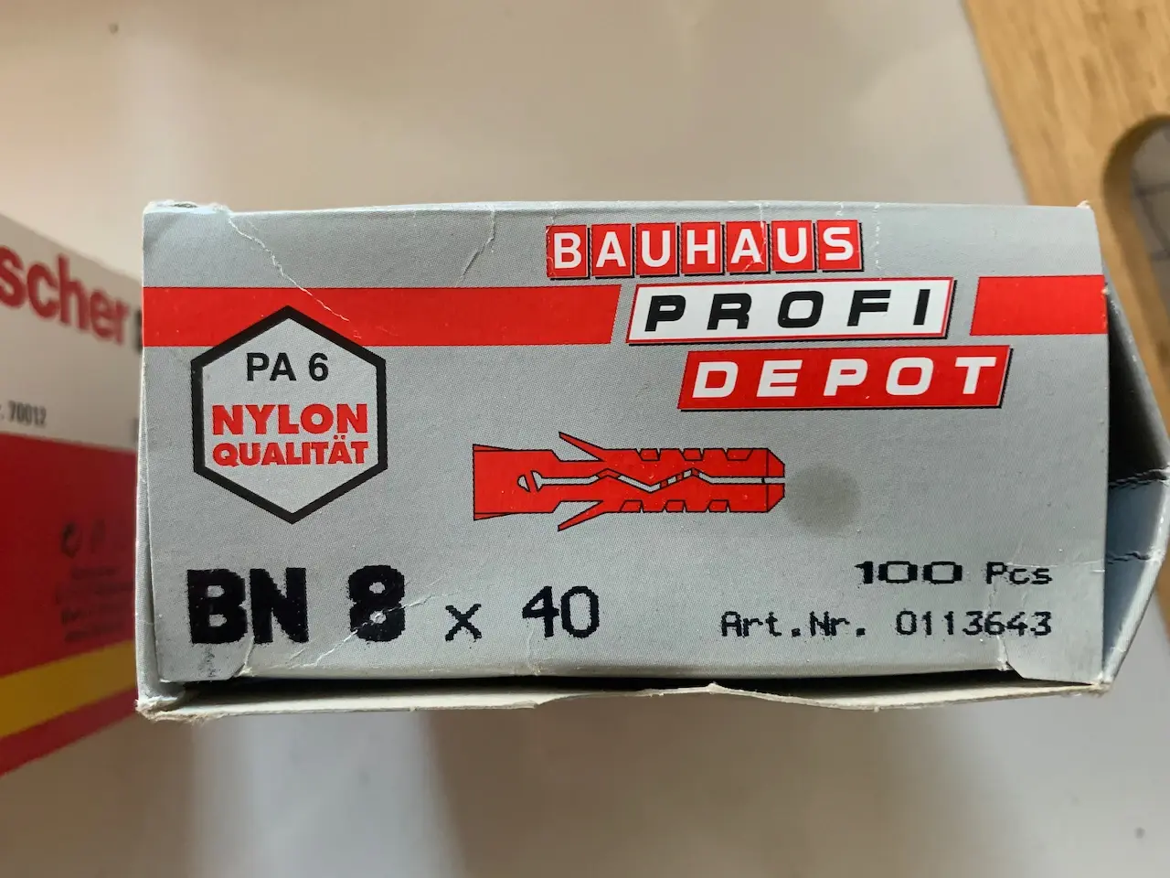 Billede 1 - Dybel 8 x 40 mm - rawplugs