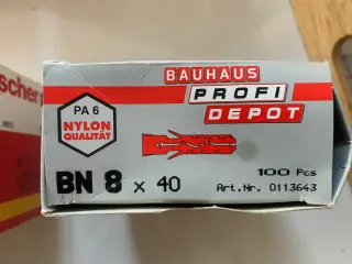 Dybel 8 x 40 mm - rawplugs