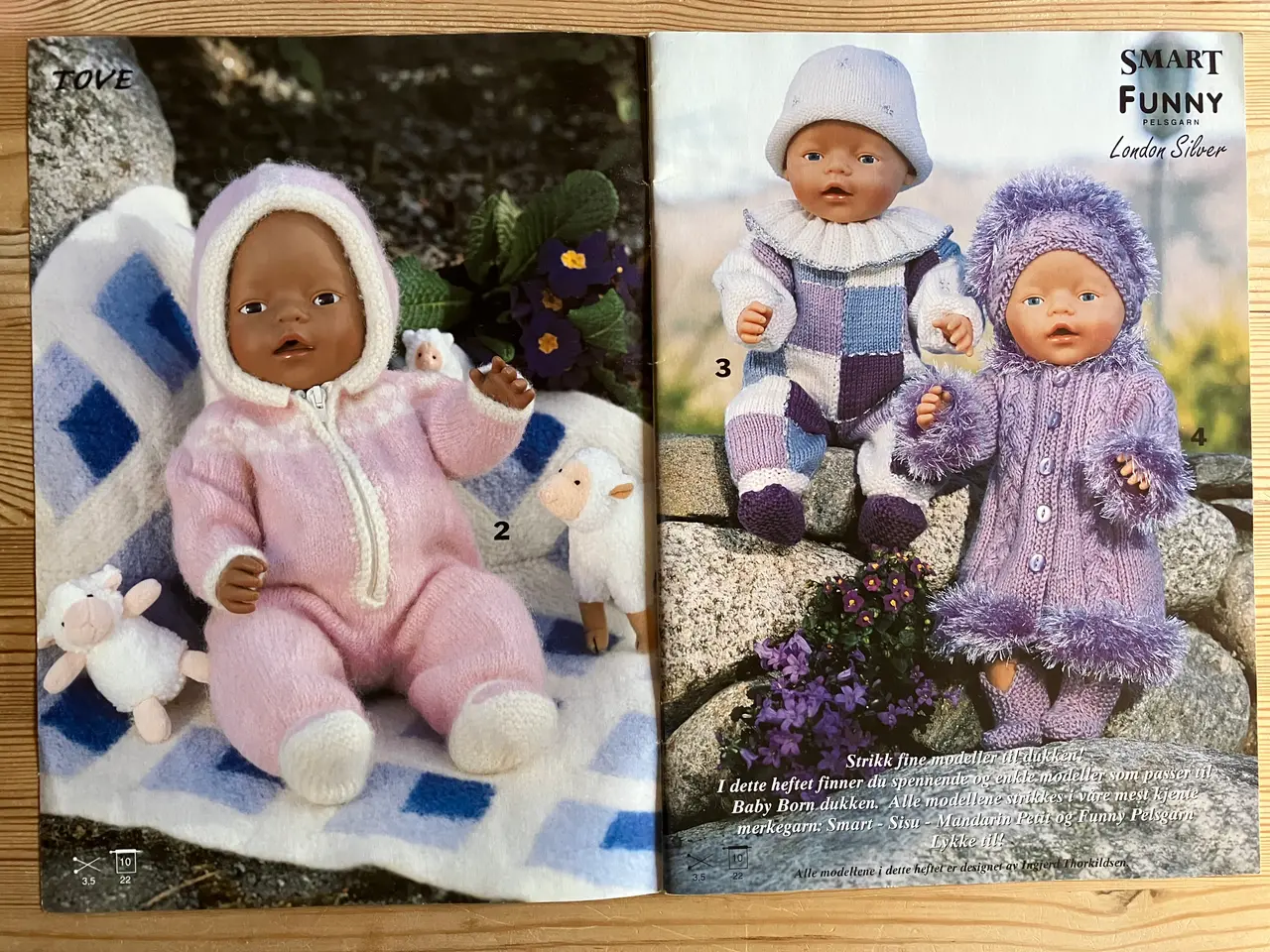 Billede 9 - 2 Sandnes Babyborn dukkehæfter, nr. 204 og nr. 306
