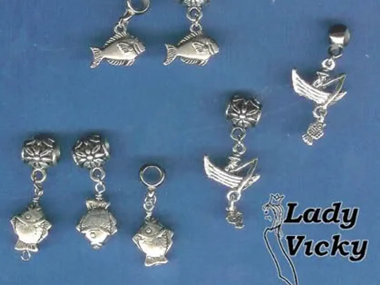 Billede 6 - CHARMS MED FISK # DIY # Smykkedele #