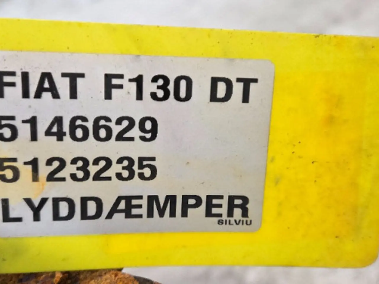 Billede 15 - Fiat F130DT Lyddæmper 5146629