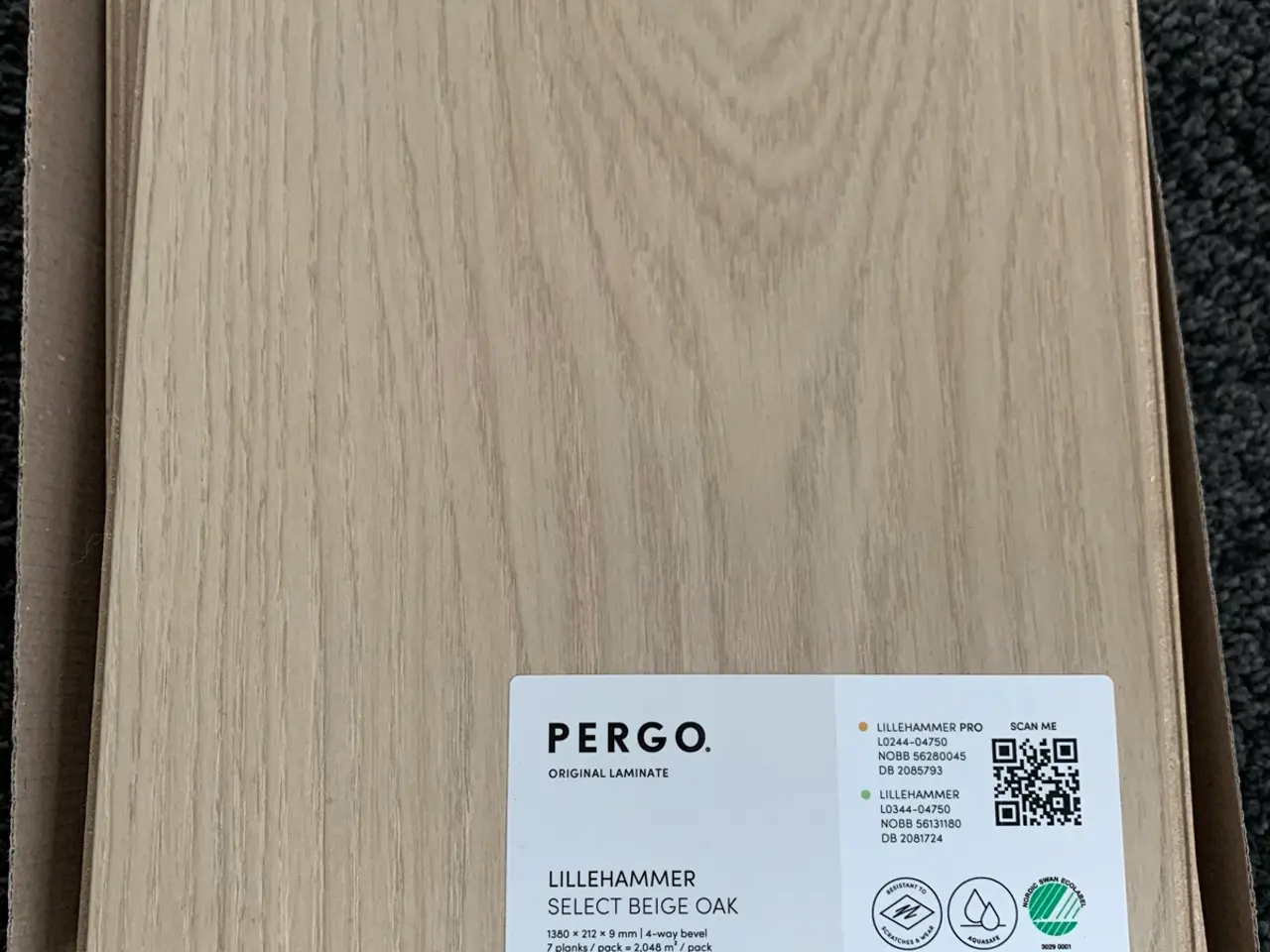 Billede 1 - Pergo gulv - En pakke a 2,05 m2