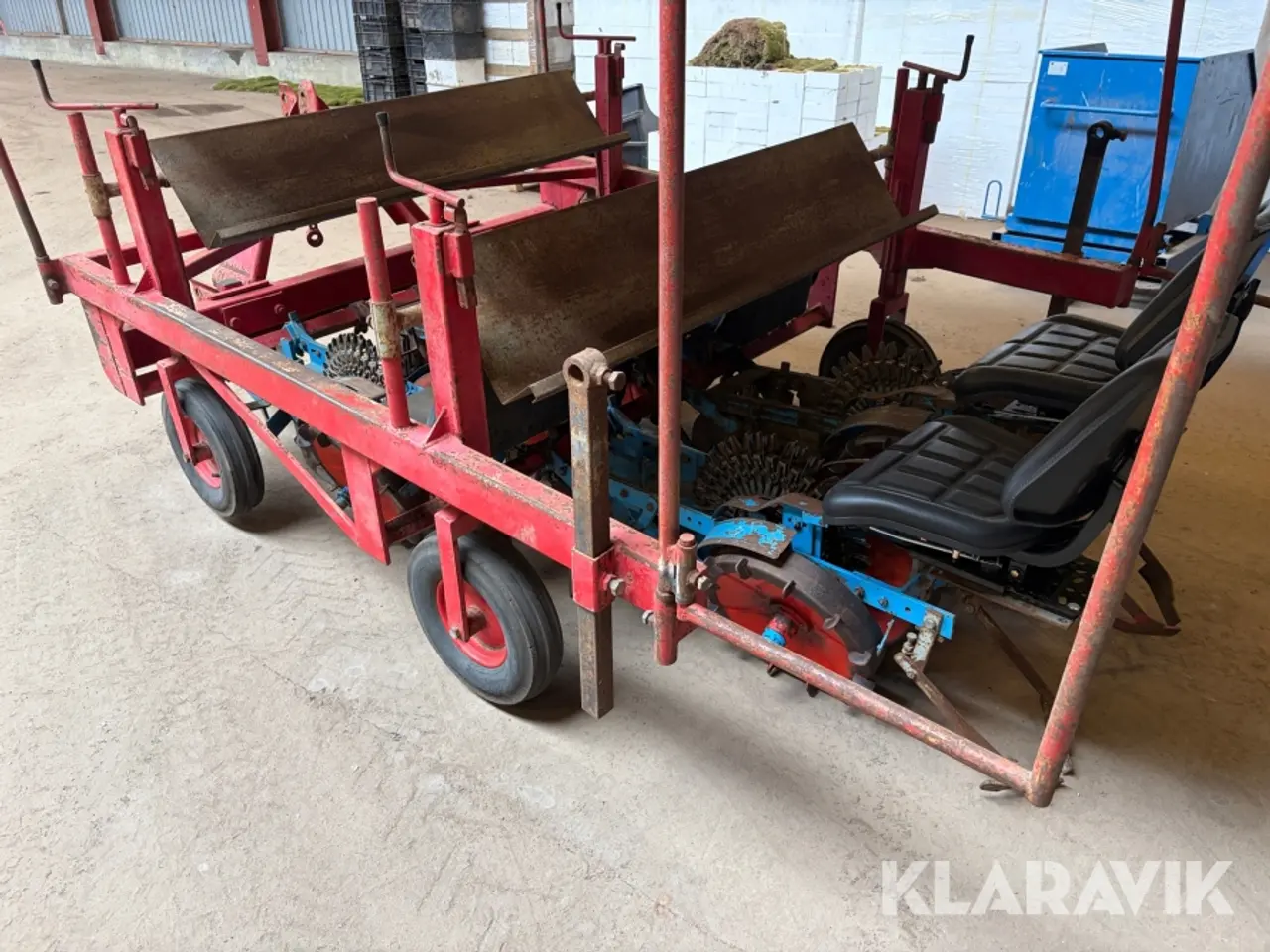 Billede 2 - Priklemaskine Egedal Transplanter M 5 rækker