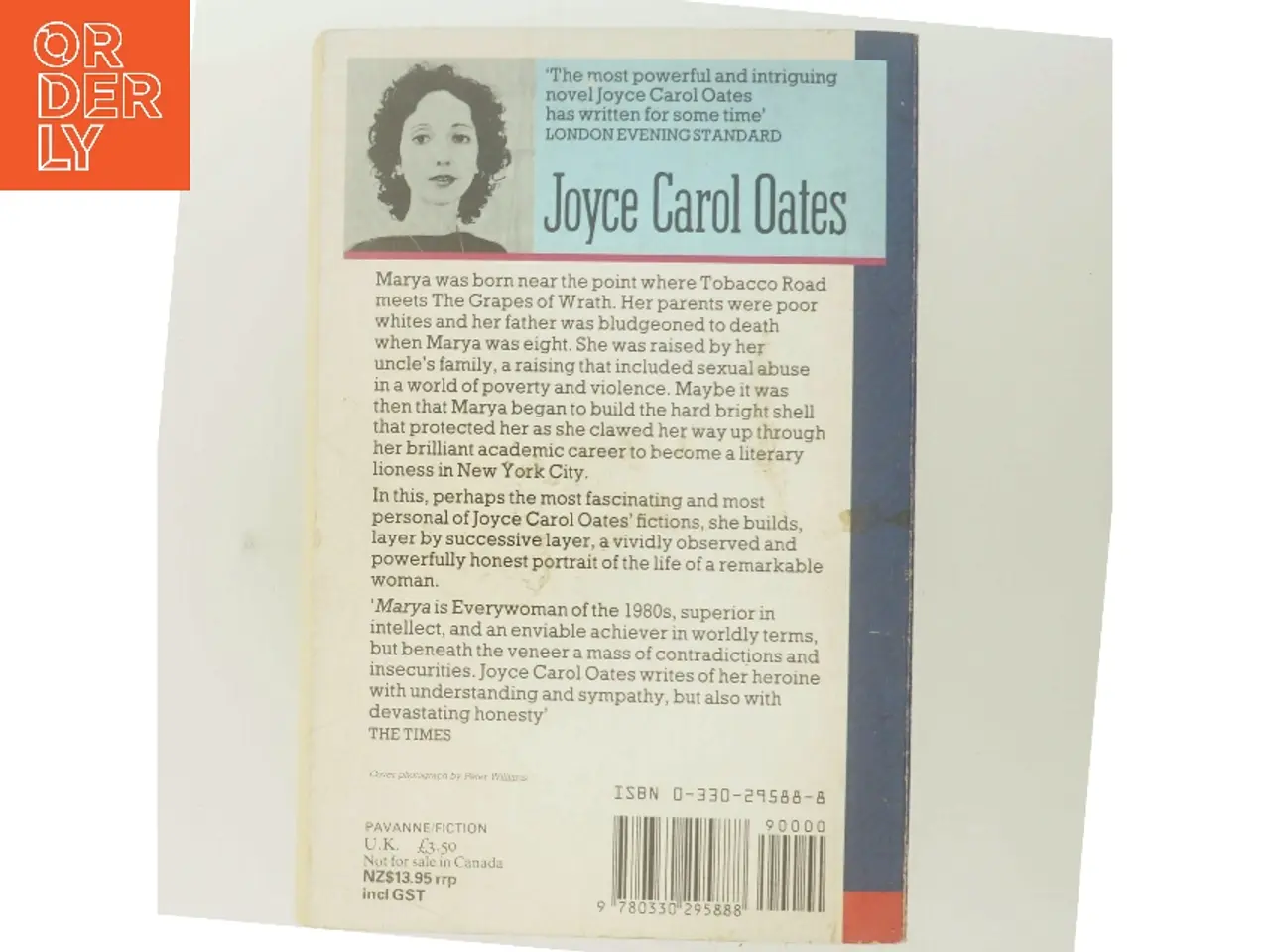 Billede 3 - Marya : a life af Joyce Carol Oates (Bog)