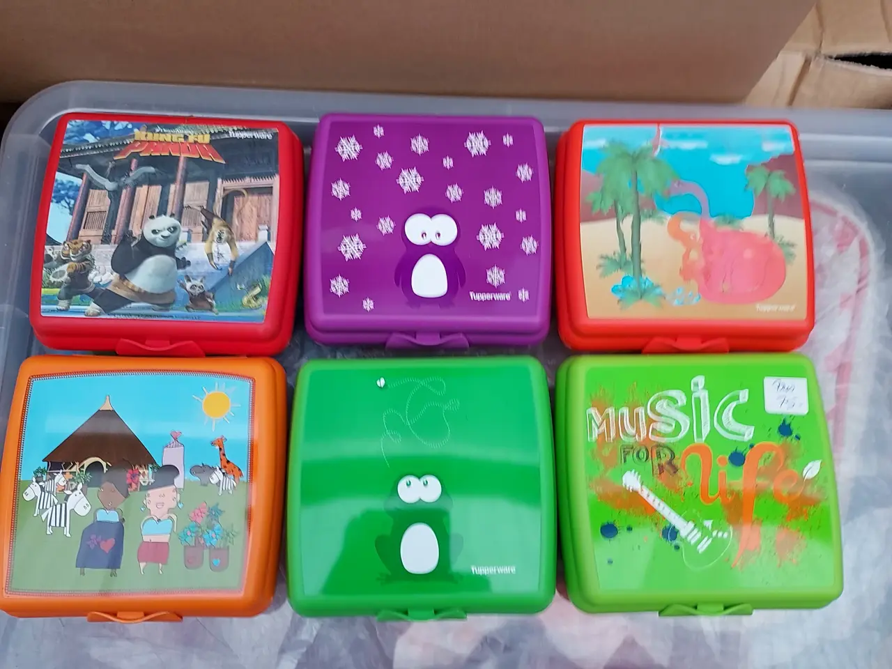 Billede 1 - Tupperware sandwich bokse 6 stk