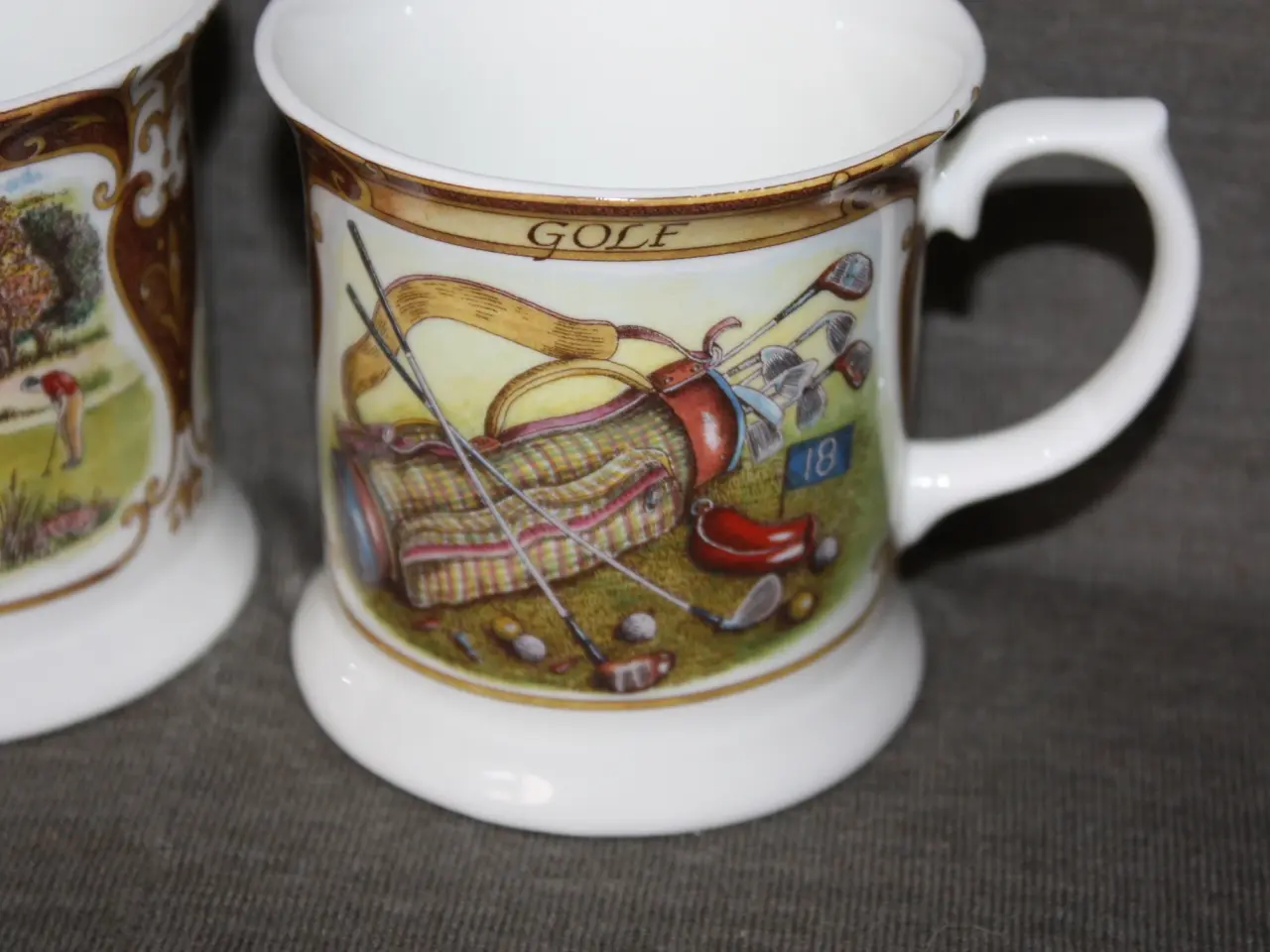Billede 2 - Queen’s Fine Bone China Golf krus 2 stk.