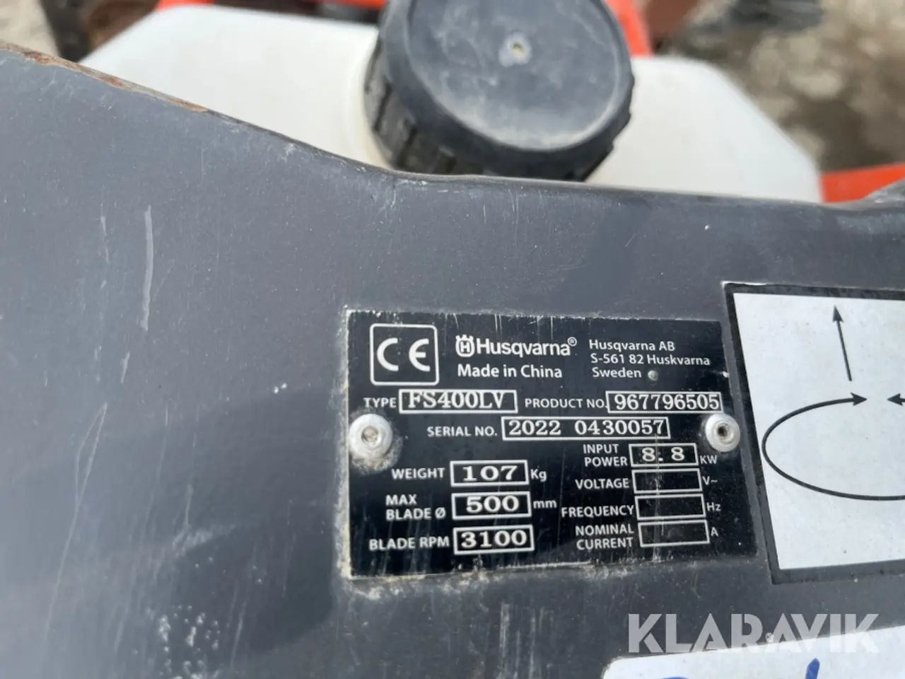 Billede 6 - Asfaltskærer Husqvarna FS400LV