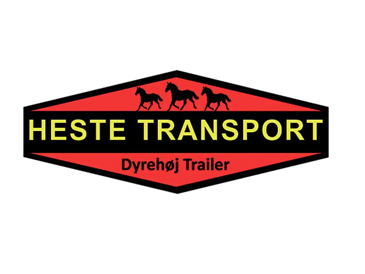 Billede 1 - Skilt "Heste transport" Dyrehøj.dk