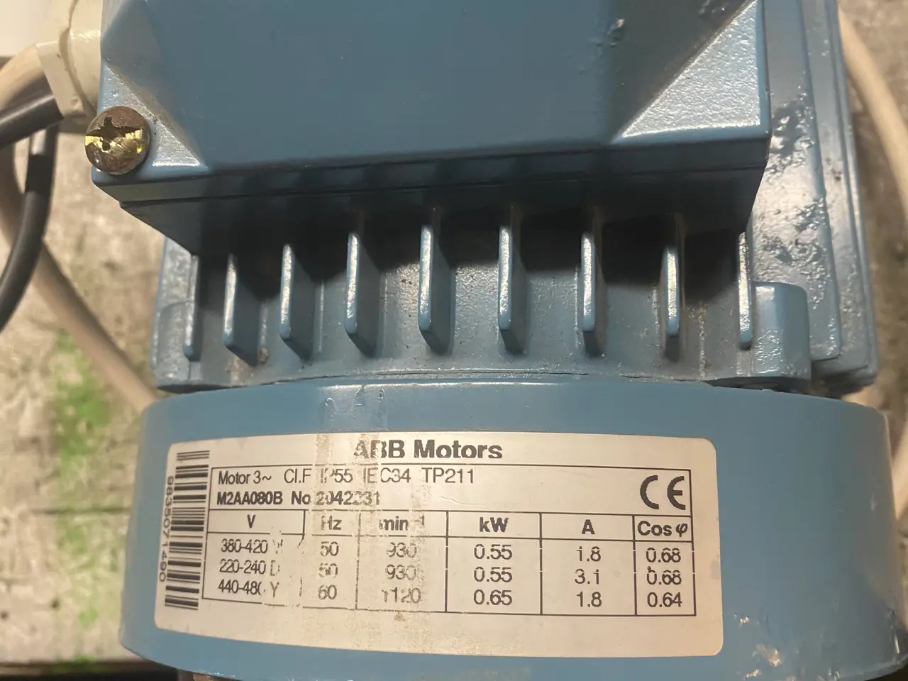 Billede 2 - Lille elmotor 220v