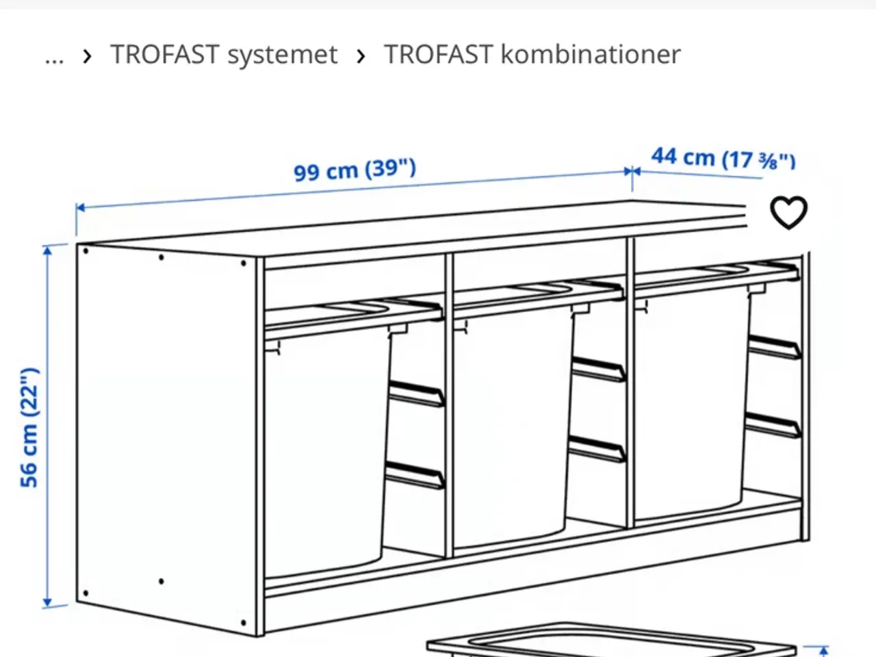 Billede 4 - Ikea reol opbevaring i hvid