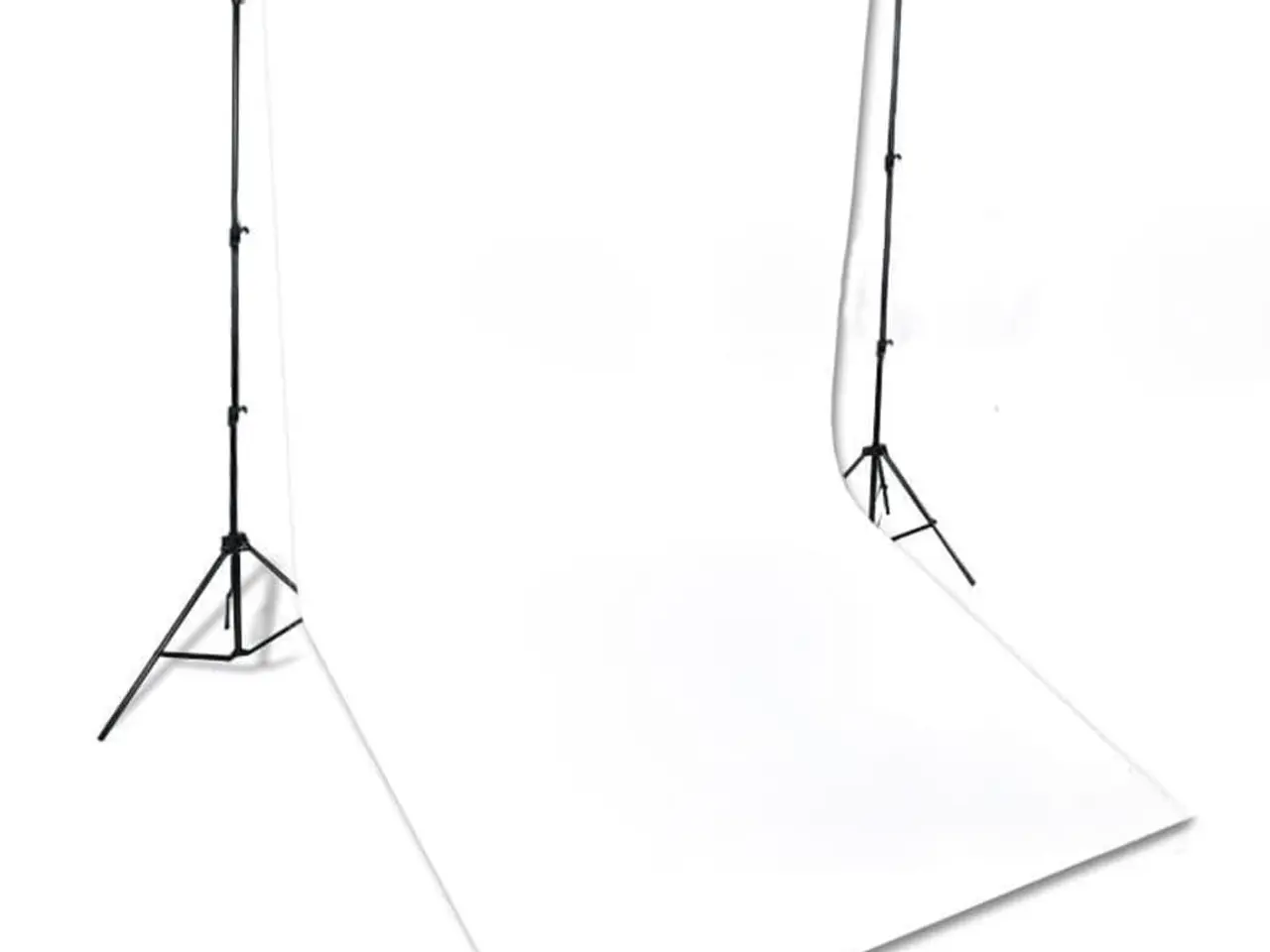 Billede 4 - Fotobaggrund uden stativ 300x300 cm bomuld hvid