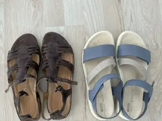 To par Ekko sandaler str. 39 sælges