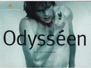 Odyssen - Ballet - Det Kongelige Teater - Program A5 - Pæn