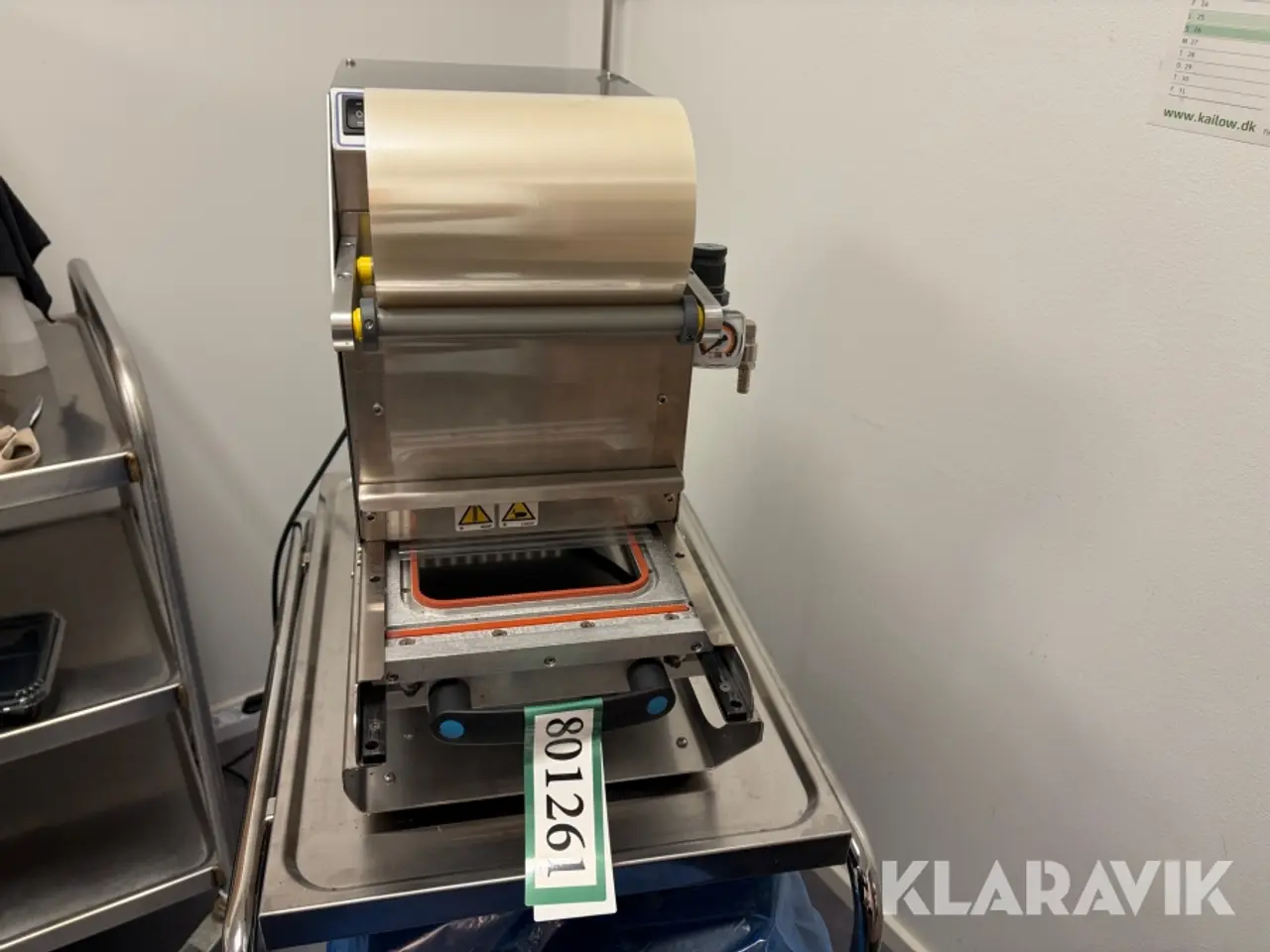 Billede 5 - Bakke-/traysealer Techpa Machinery TM 20E med folierulle