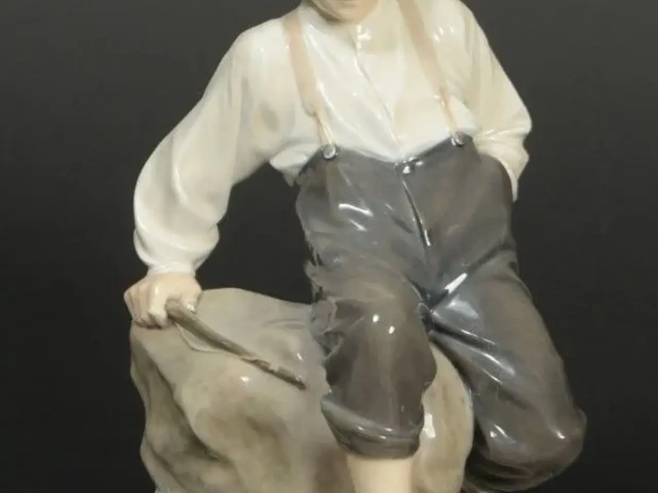 Billede 1 - Vogterdreng, Royal Copenhagen figur nr. 1659