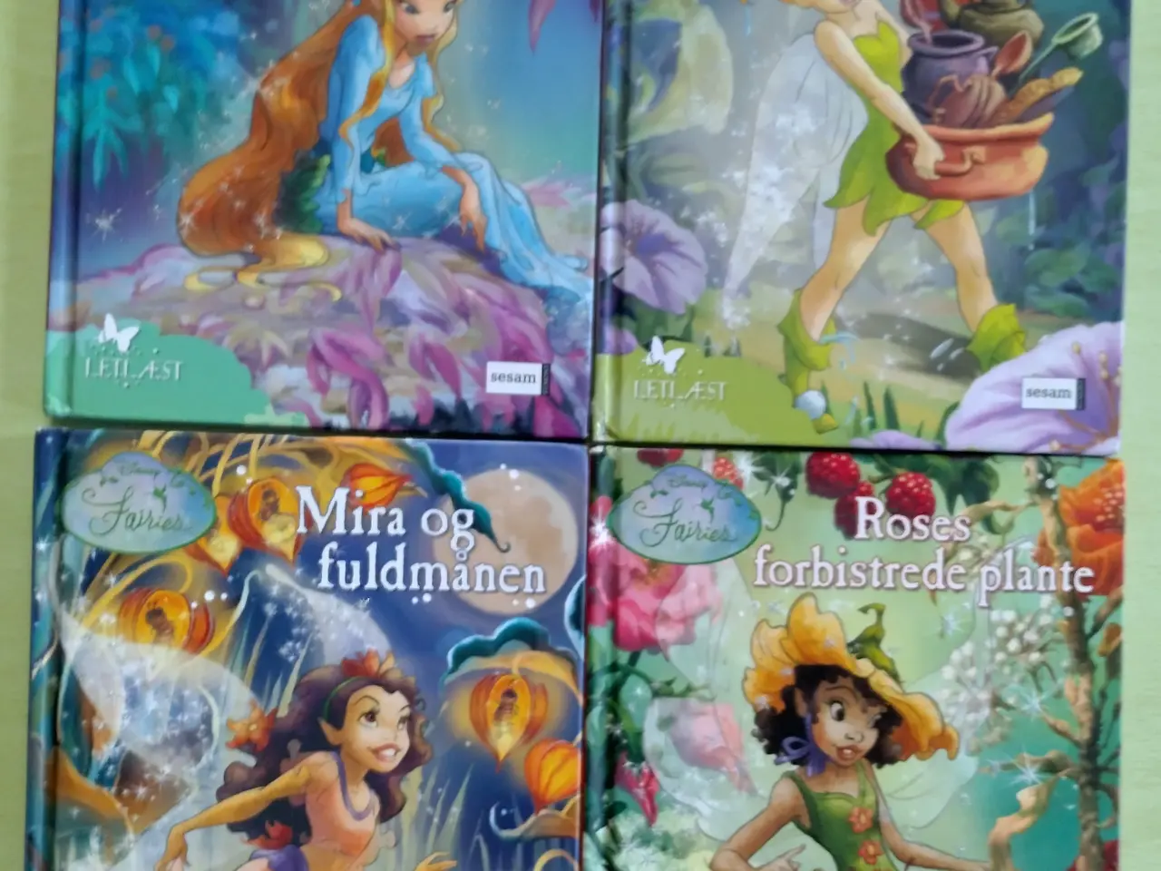 Billede 1 - 4 Stk. Disney Fairies Bøger
