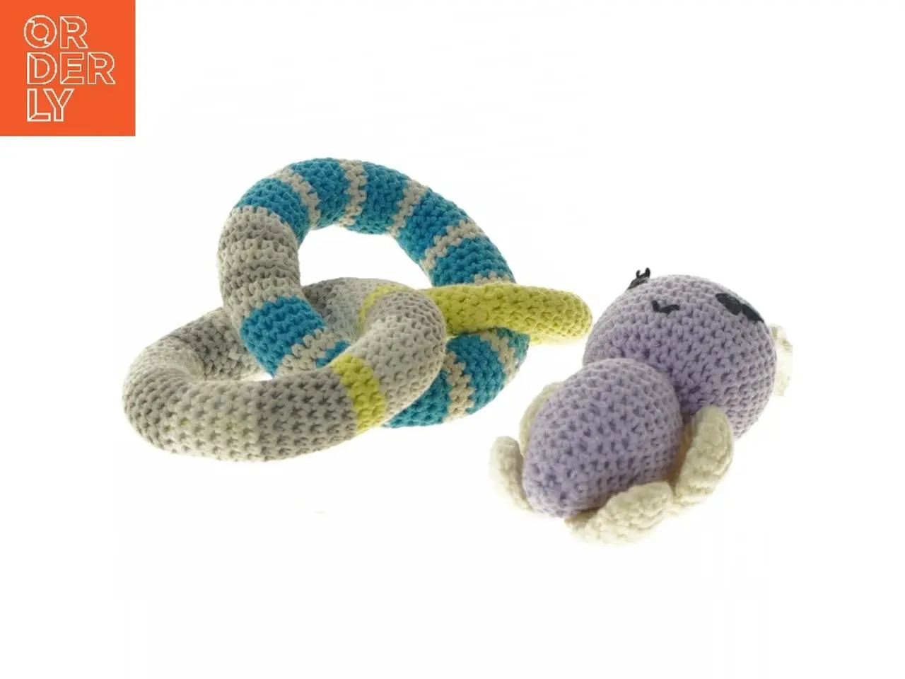 Billede 4 - Hæklet legetøjssæt (str. 15 og 20 cm)