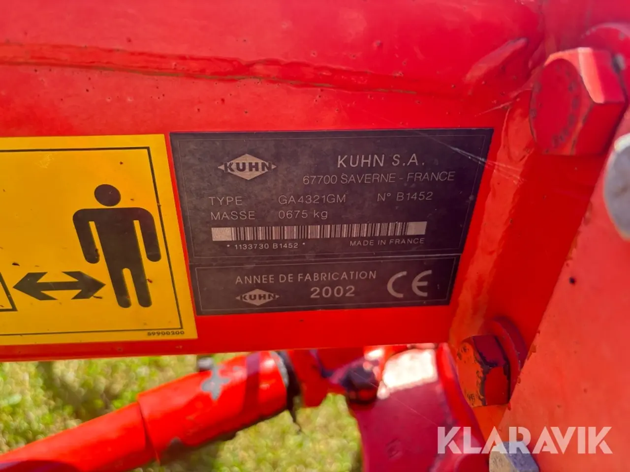 Billede 8 - Halmrive Kuhn GA 4321 GM, Arbejdsbredde 4,30 m