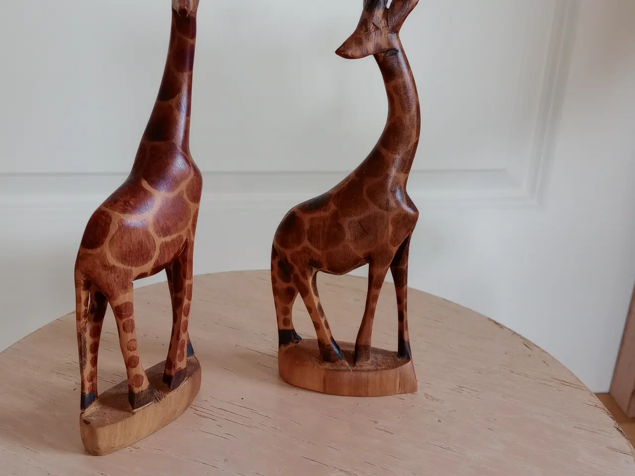 Billede 4 - 14 udskåret træ giraffer