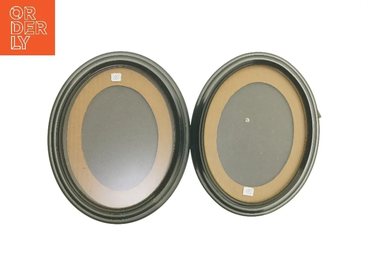 Billede 1 - Oval billedrammer 2 stk (str. 29,5 & 28 cm)