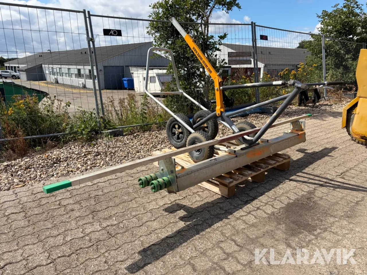 Billede 7 - Fliselægger og afrettervogn Baron Tile lifter Wagon
