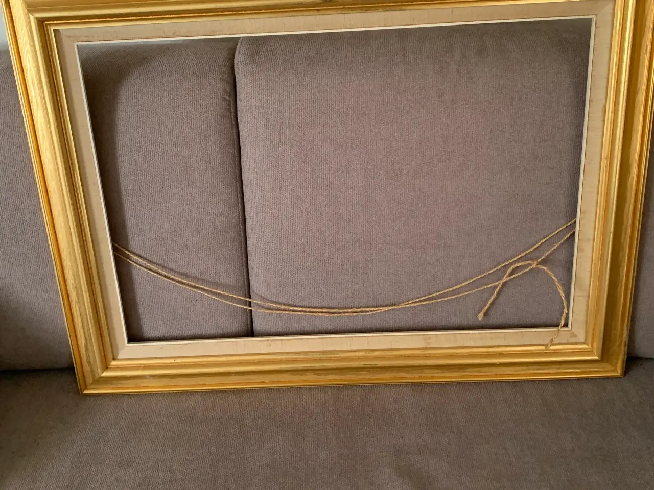 Billede 1 - Guld ramme 55x75