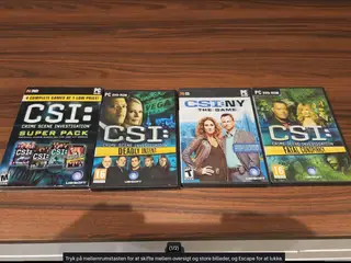 7 CSI: PC spil, 17 kr/stk