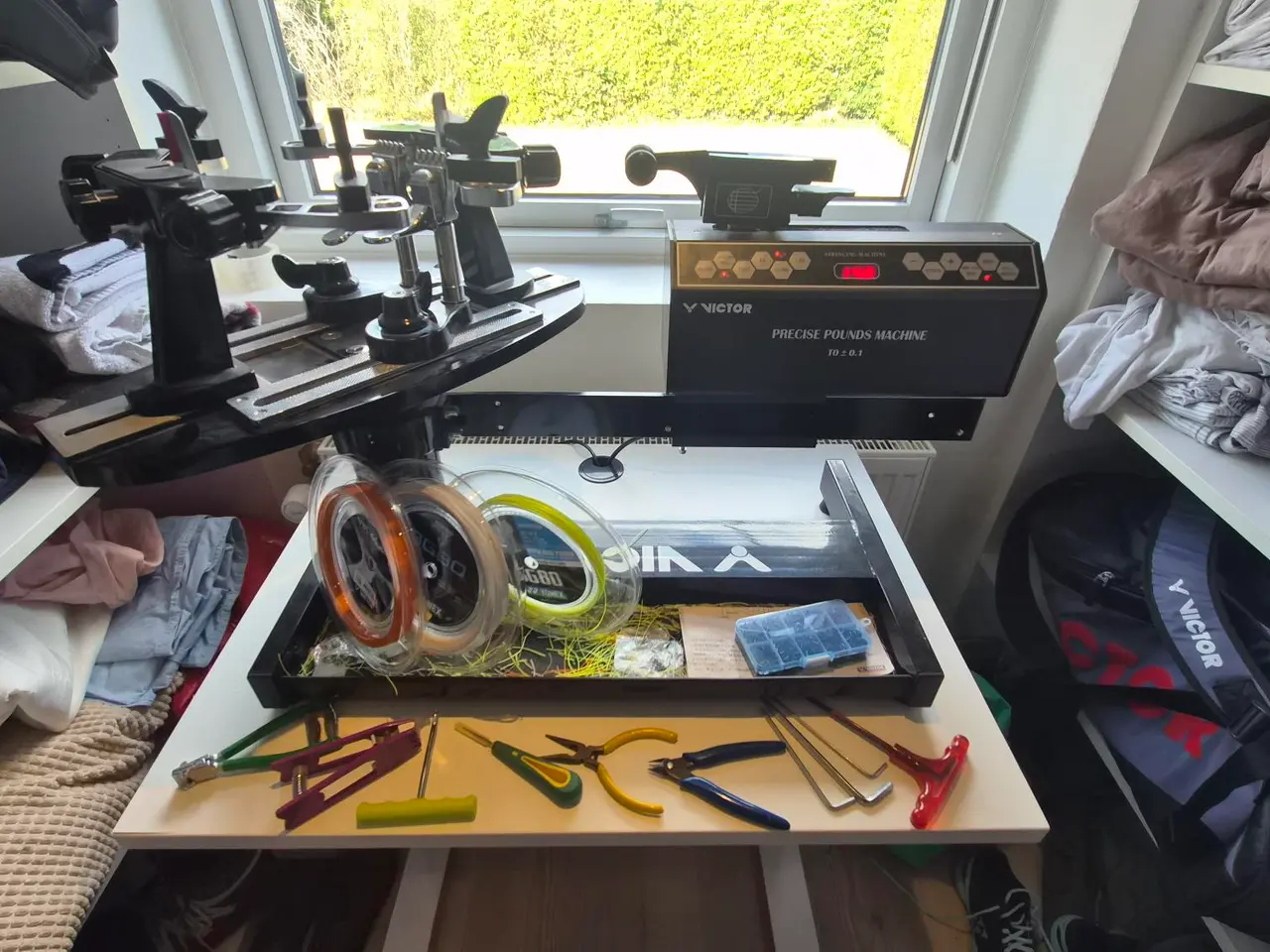 Billede 1 - Victor EMS 8000 Electronic Stringing Machine