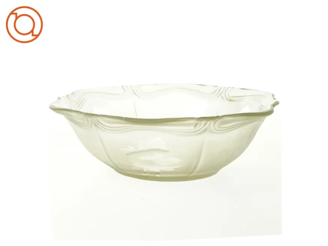 Billede 1 - Skål i glas (str. 23 cm)