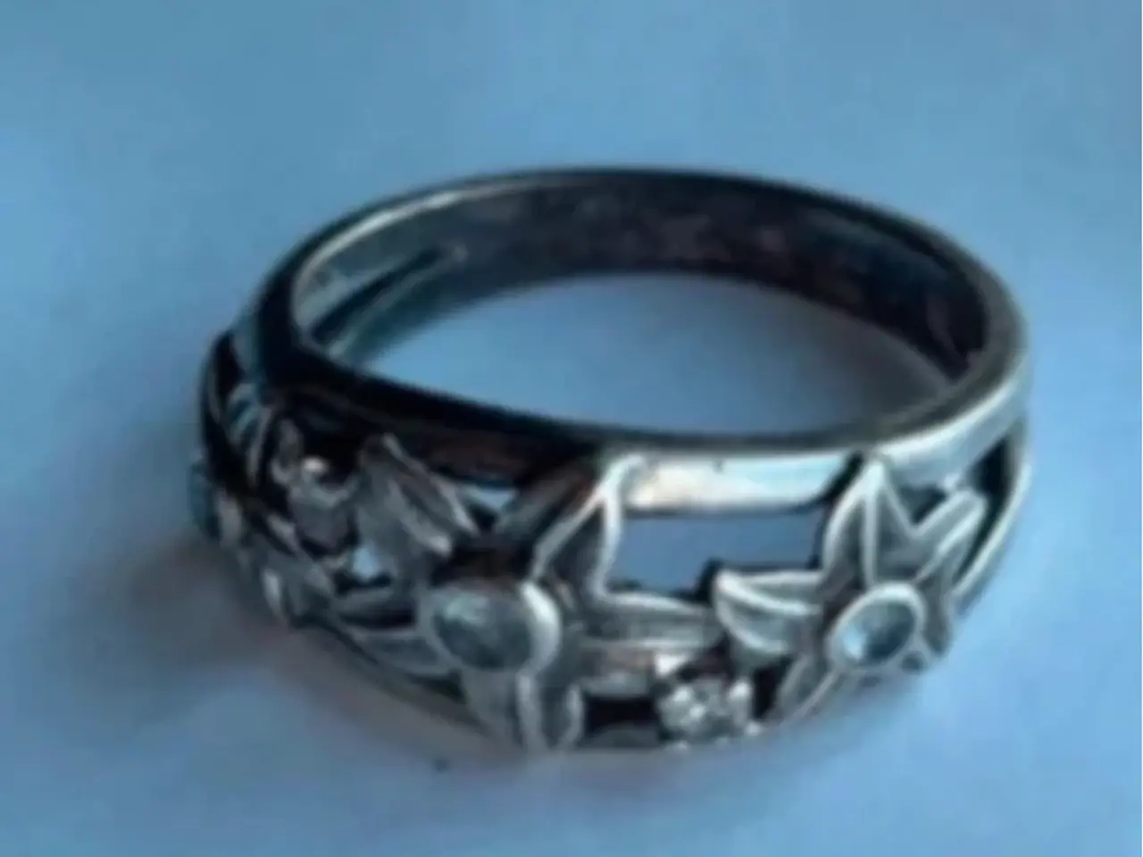 Billede 1 - Blomster ring str 54