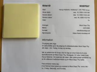 Biletter til Wool Days i Thy 2026