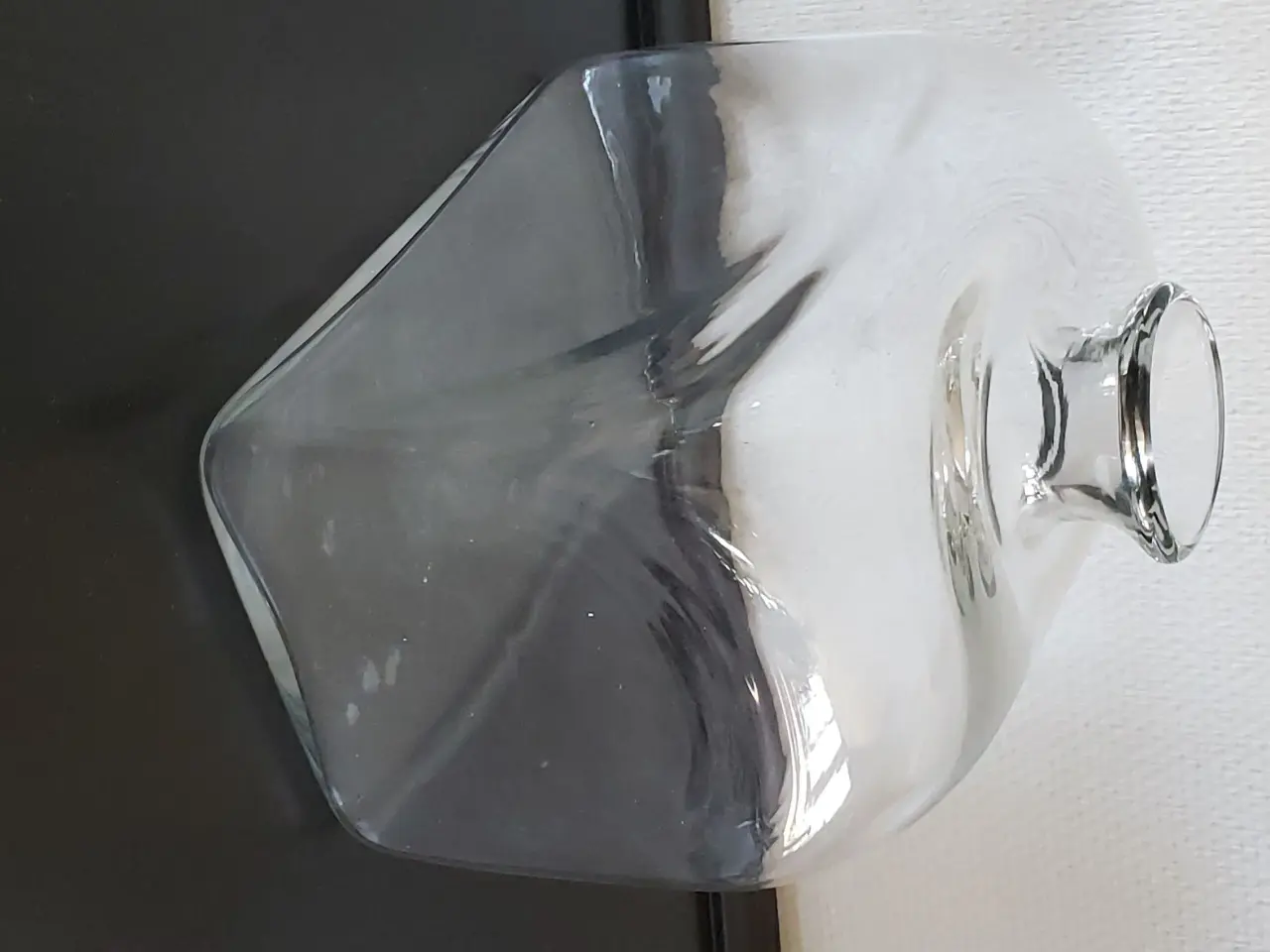 Billede 2 - Stor solid glasvase