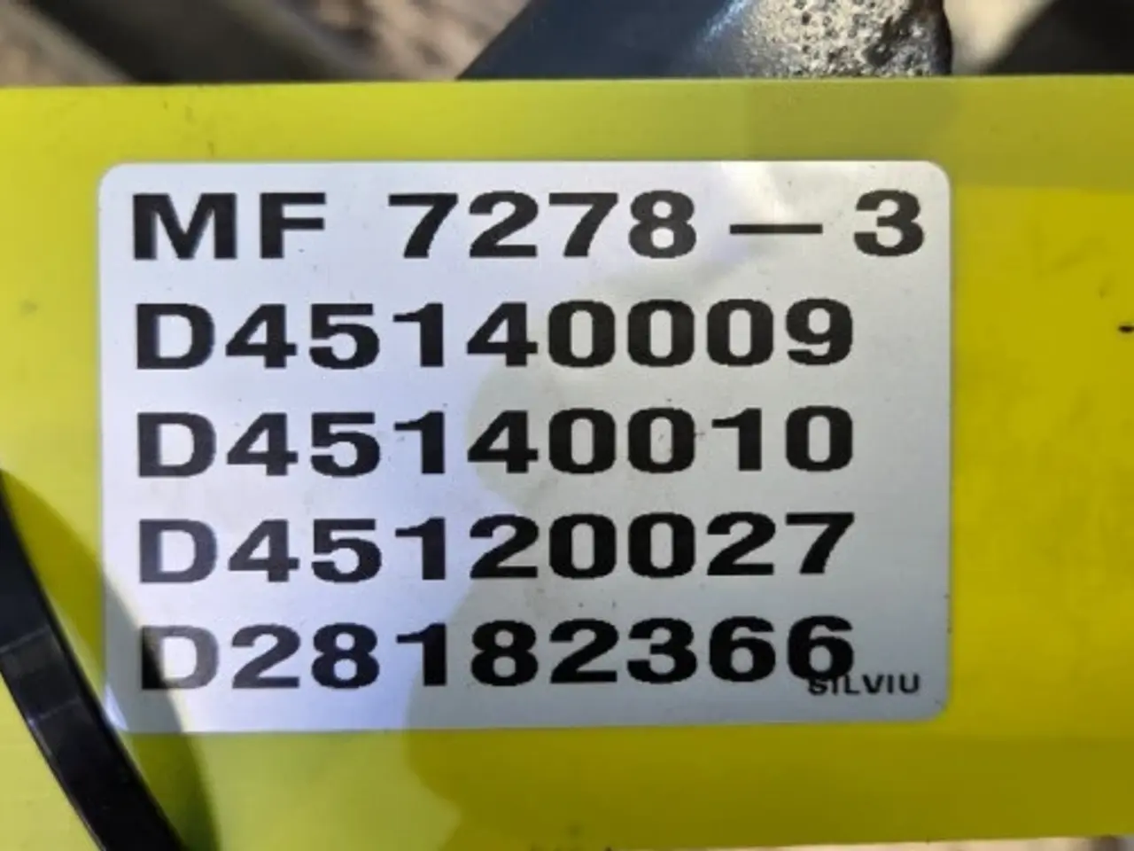 Billede 23 - Massey Ferguson 7278 Gearvælger Konsol 45140009