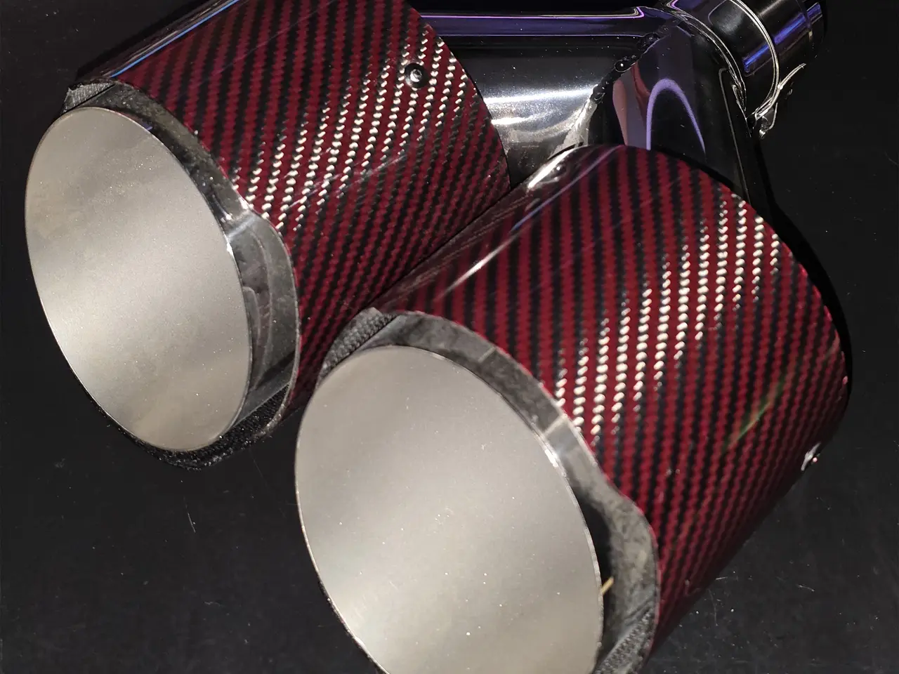 Billede 7 - Dual Udstødning Rød Carbon