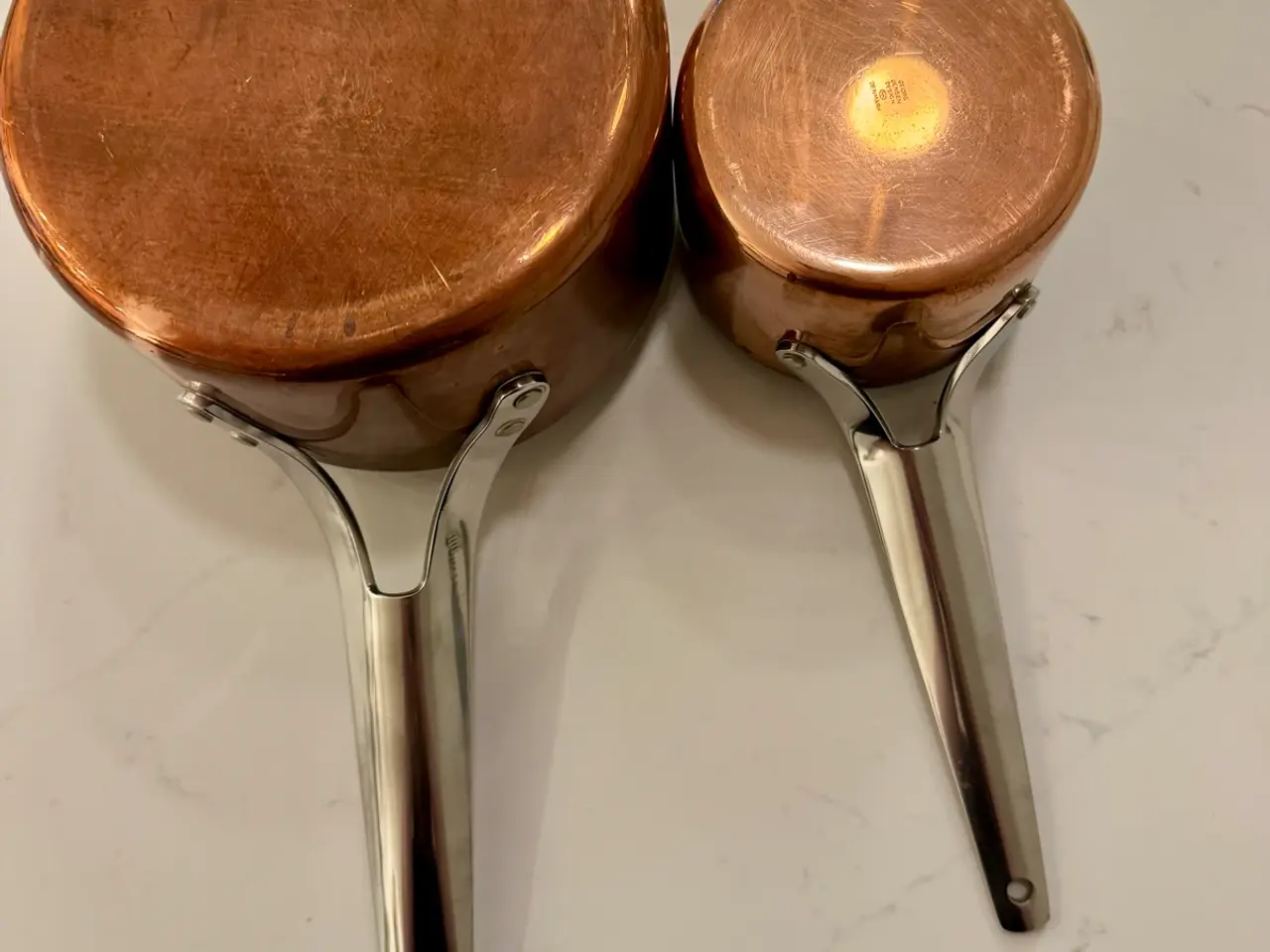 Billede 8 - 2 stk kobbergryder Georg Jensen
