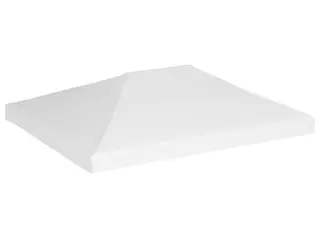 Pavillontag 4 x 3 m - hvid, 270 g/m² polyester med PVC-belægning