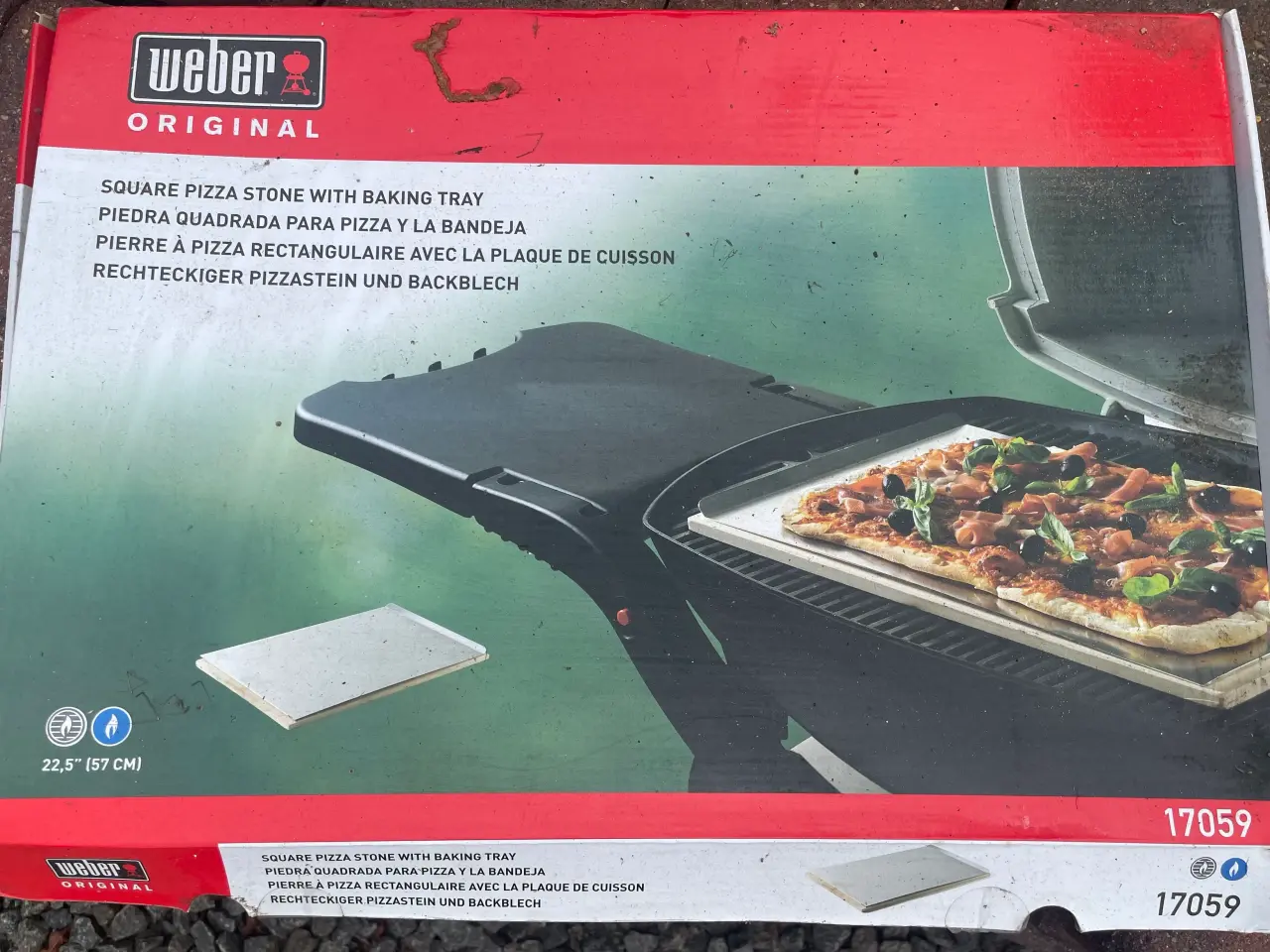 Billede 1 - Weber original pizzasten m.bageplade - helt ny
