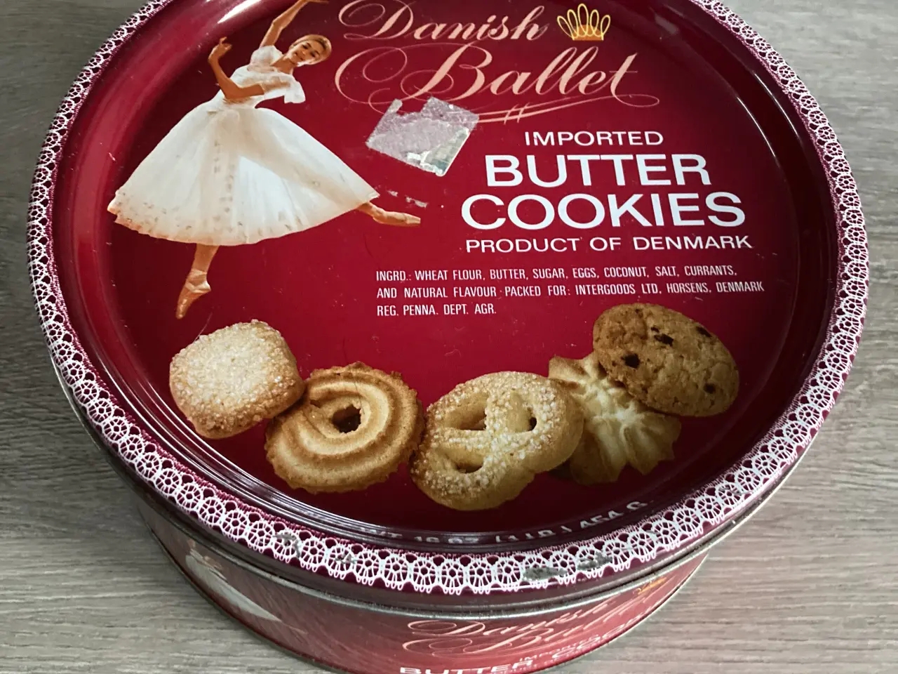 Billede 1 - Danish Ballet Butter Cookies metaldåse