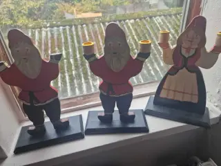 Julelysestager i træ