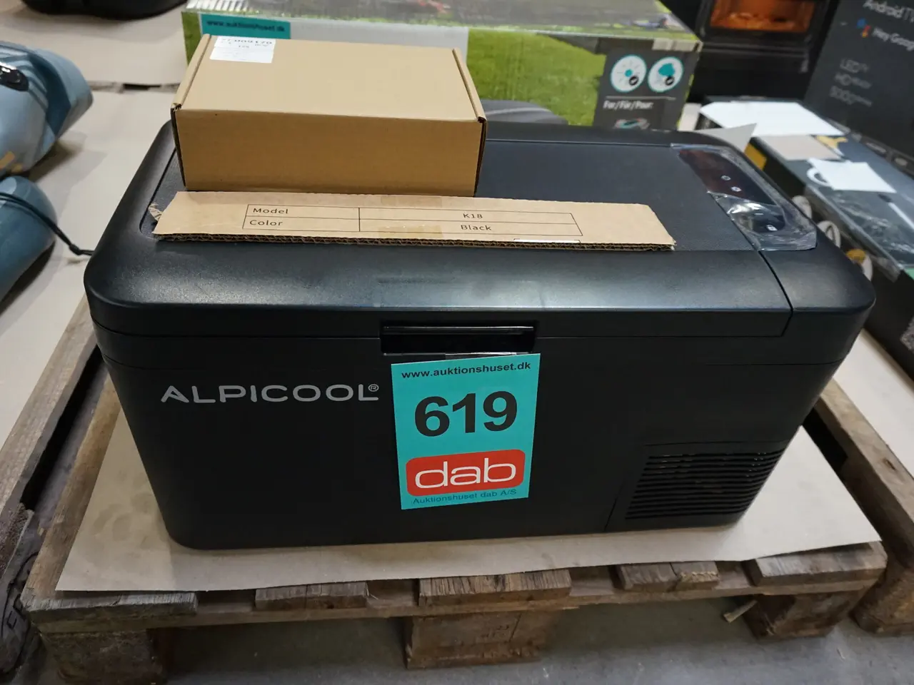 Billede 3 - Alpicool K18 kompressor køleboks sort - 18 liter