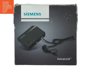 Siemens VoiceLink transmitter med mikrofon fra Siemens (str. 14x14 cm)