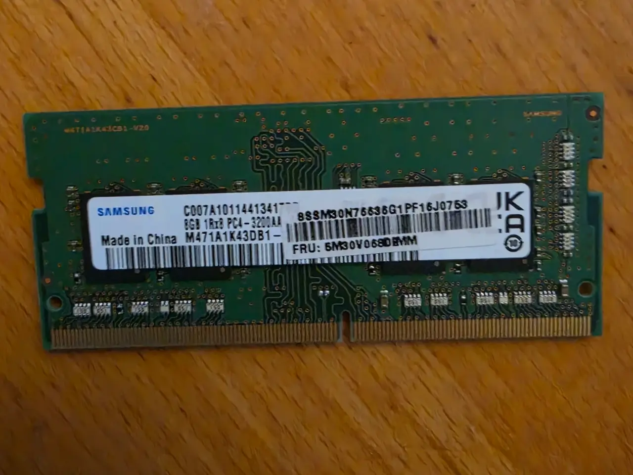 Billede 1 - Samsung 8gb 3200 mhz ddr4 so-dimm ram